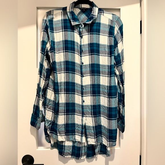 Long flannel check shirt women’s XL - Picture 2 of 3